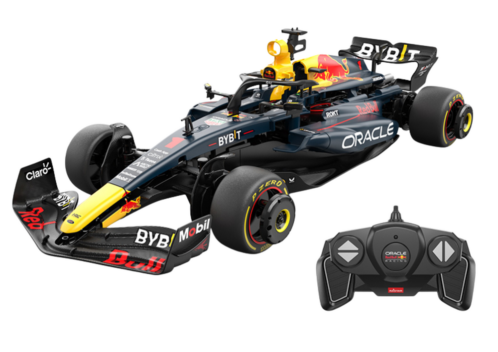RASTAR Stavebnice formule Red Bull F1 na dálkové ovládání 1:16 Rastar modrá - Obrázek 2