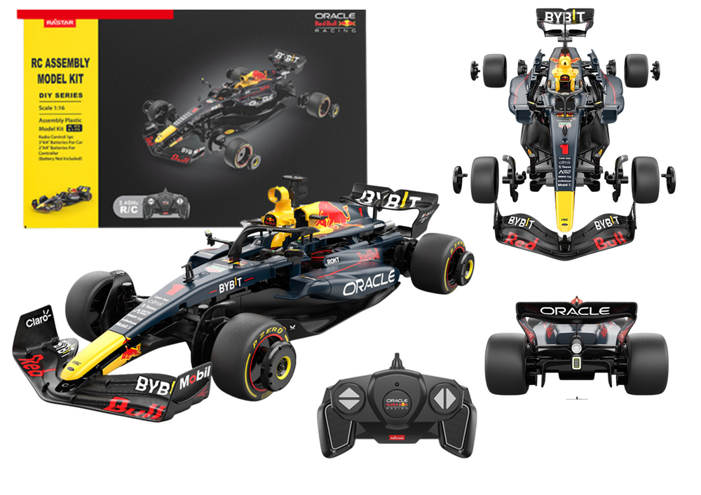 RASTAR Stavebnice formule Red Bull F1 na dálkové ovládání 1:16 Rastar modrá