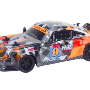 RC auto na dálkové ovládání 1:18 s gumovými koly Drift oranžové