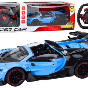 RC sportovní auto 1:12 s otevíracími dveřmi modré
