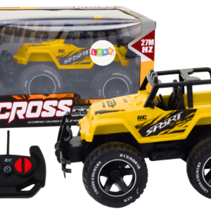 RC terénní auto 1:18 žluté dálkově ovládané