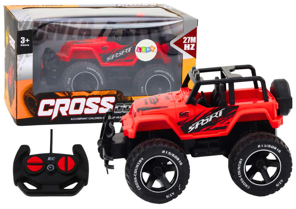 RC terénní auto na dálkové ovládání 1:18 červené