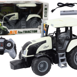 RC traktor na dálkové ovládání 2.4G se zvuky bílý