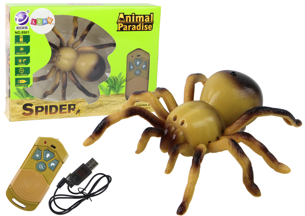 Robotický pavouk Tarantula na dálkové ovládání R/C žlutý