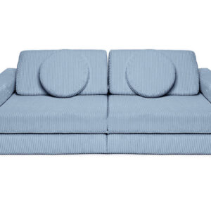 SHAPPY Dětská rozkládací pěnová pohovka SHAPPY PLAY premium manšestr Barva: Sky Sugar
