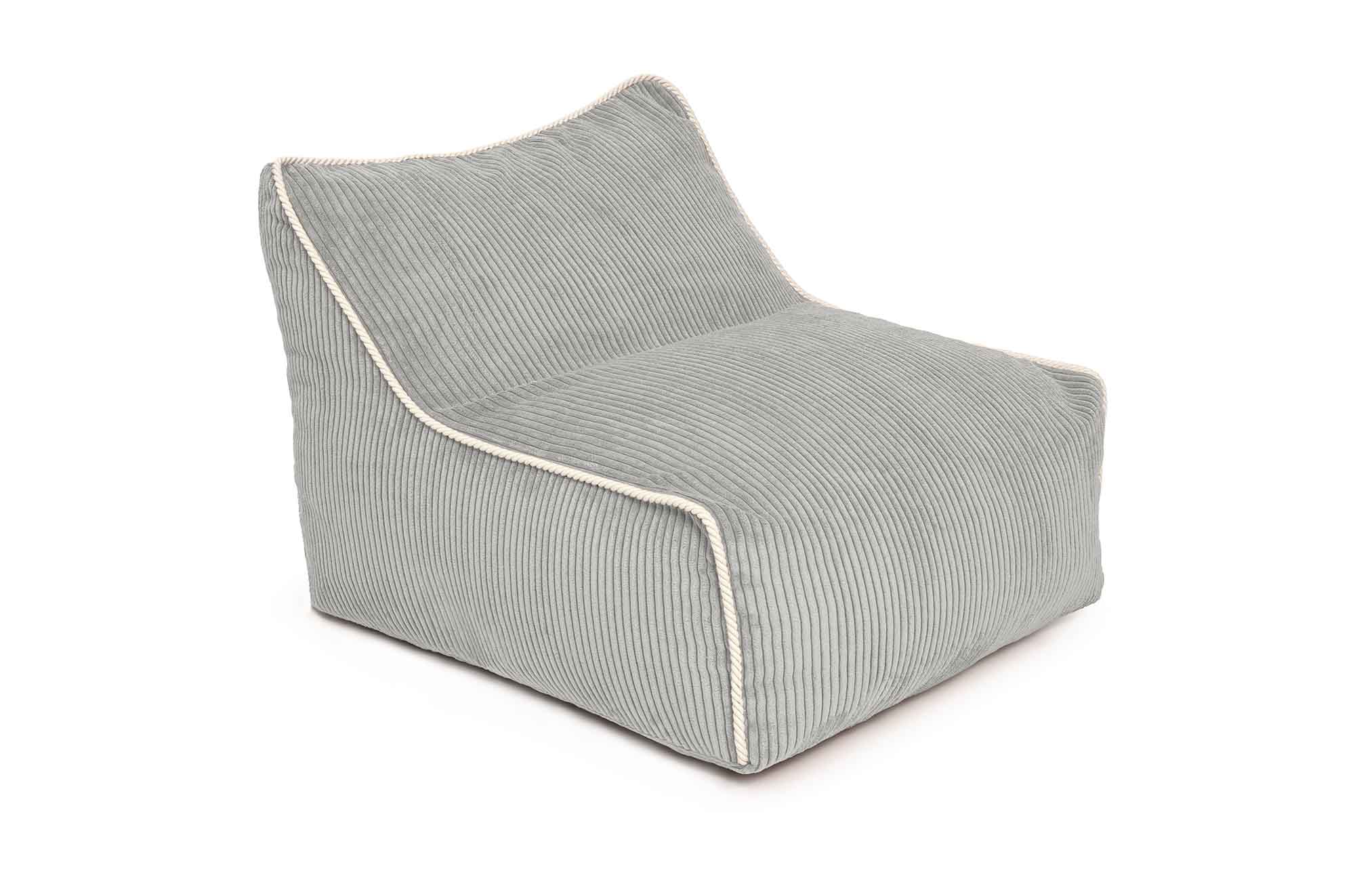 SHAPPY Dětské pěnové křeslo Kumo SHAPPY manšestr Barva: Pebble