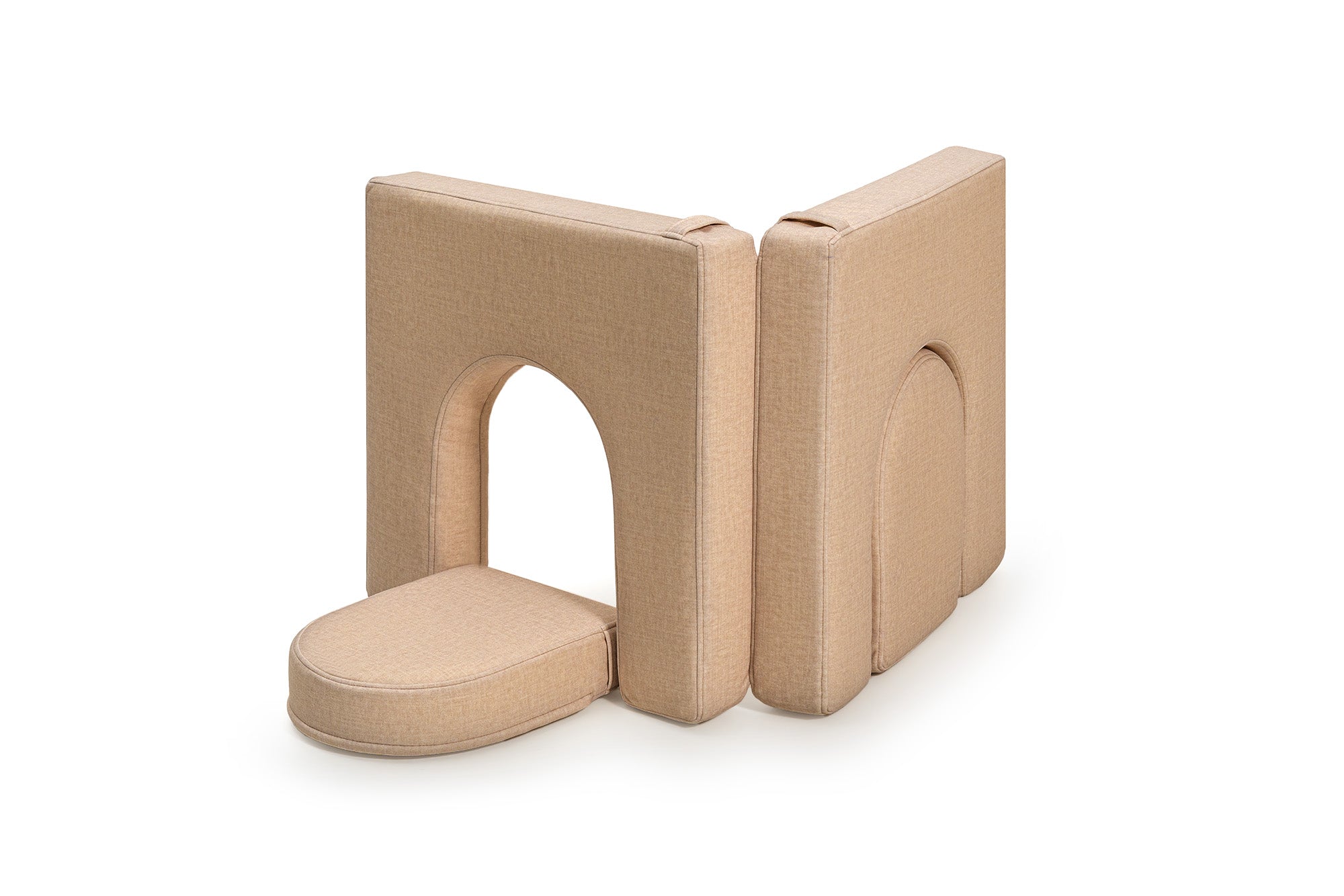 SHAPPY Dětské pěnové oblouky k sestavě SHAPPY ORIGINAL mini Barva: Camel