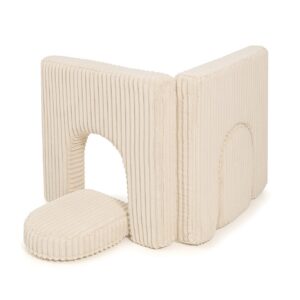 SHAPPY Dětské pěnové oblouky k sestavě SHAPPY premium manšestr WAFFLE Barva: Cream Beige