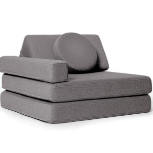 SHAPPY Dětské rozkládací pěnové křeslo SHAPPY ORIGINAL Barva: Dark Grey