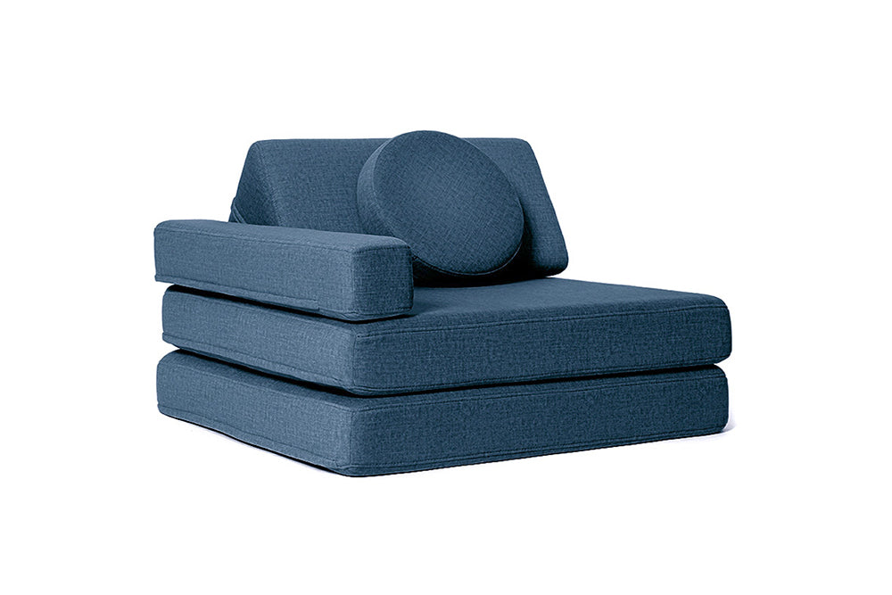 SHAPPY Dětské rozkládací pěnové křeslo SHAPPY ORIGINAL Barva: Navy Blue