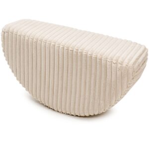 SHAPPY Dětský pěnový houpací taburet SHAPPY premium manšestr WAFFLE Barva: Cream Beige