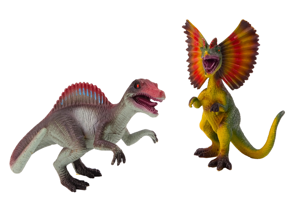 Sada dinosaurích figurek Spinosaurus a Dilophosaurus 2 kusy - Obrázek 2