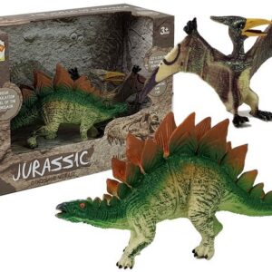 Sada dinosaurů - Stegosaurus a Pteranodon