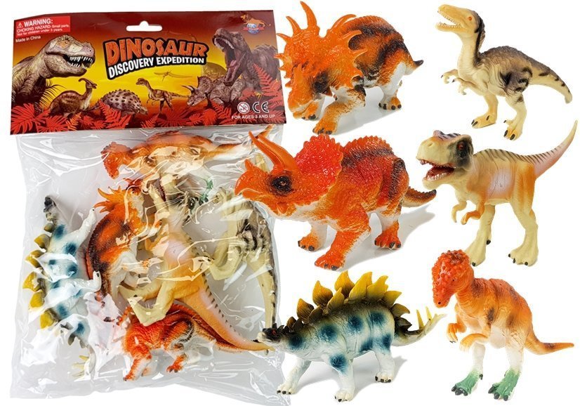 Sada figurek Dinosaurů 10 cm 6 kusů