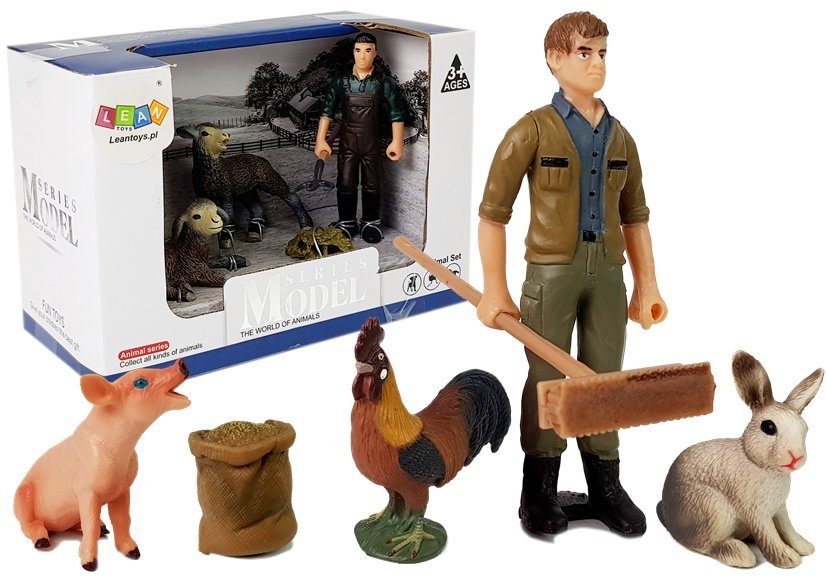 Sada figurek - farmář a zvířáta - Obrázek 2