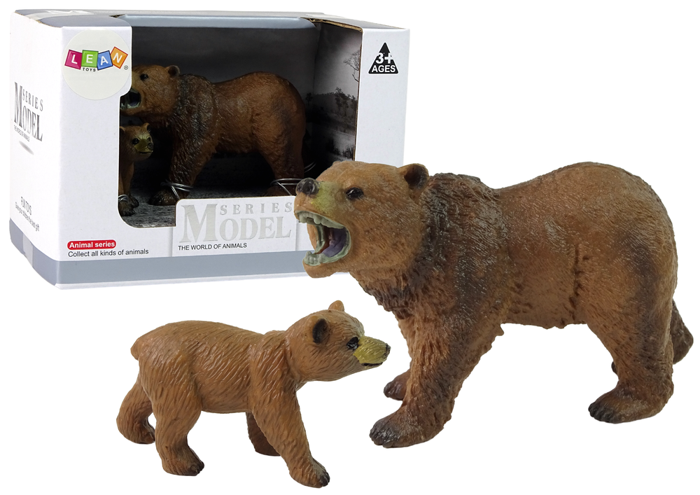 Sada figurek medvědů grizzly