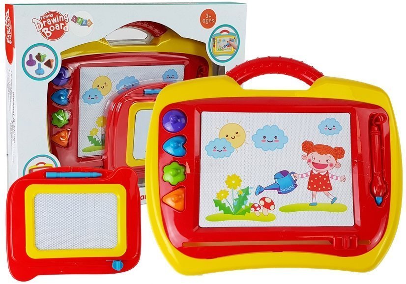 Sada magnetických tabulí červená žlutá