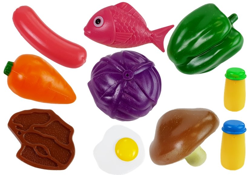 Sada nádobí a potravin do dětské kuchyňky - Obrázek 2