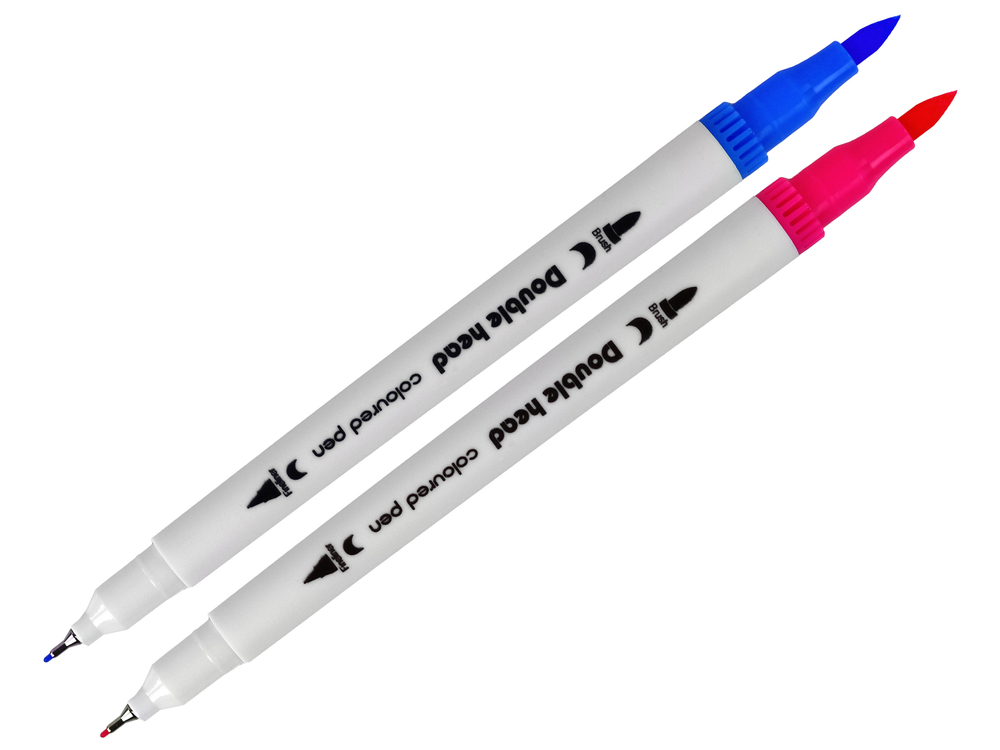 Sada oboustranných fixů v organizéru 12 kusů - Obrázek 2