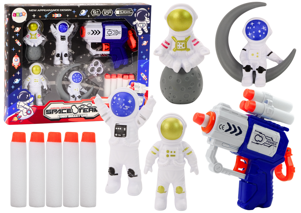 Sada pistole na měkké šipky - Kosmický astronauti