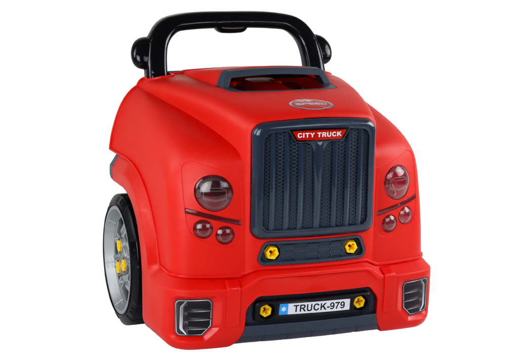 Sada pro kutily DIY Nákladní auto na demontáž červená - Obrázek 2