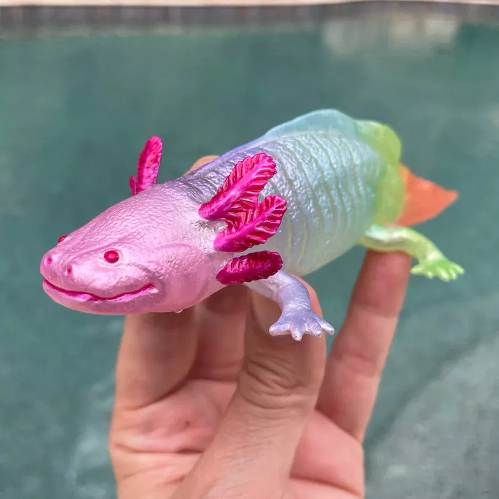 Safari Ltd. Safari Ltd. Figurka - Duhový Axolotl - Obrázek 2