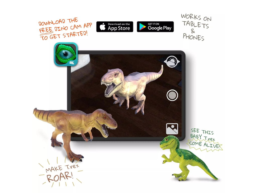 Safari Ltd. Safari Ltd. Figurka - Tyrannosaurus Rex Baby (s rozšířenou realitou) - Obrázek 2