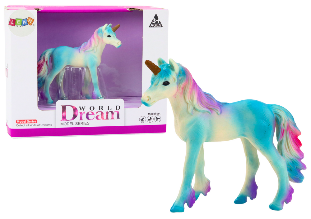 Sběratelská figurka malý jednorožec modrý 8 cm