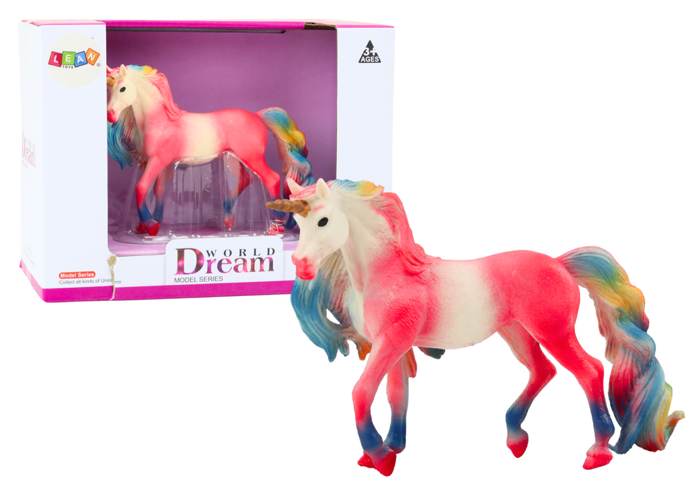 Sběratelská figurka velký růžový jednorožec 11 cm