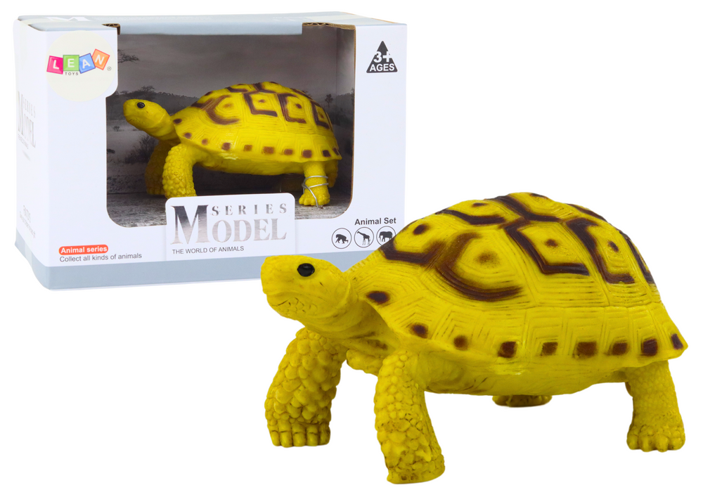 Sběratelská figurka želva žlutá hnědá