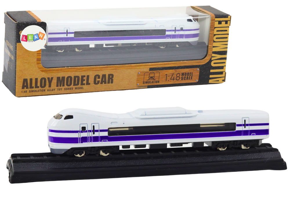Sběratelský model vlaku 1:48 fialový