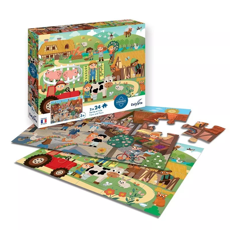 Sentosphere Sentosphere Puzzle - Na farmě a ve městě