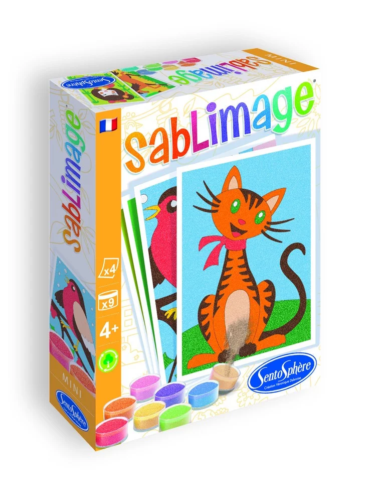 Sentosphere Sentosphere Sablimage mini: Pískové obrázky - Mazliví kamarádi - Obrázek 2