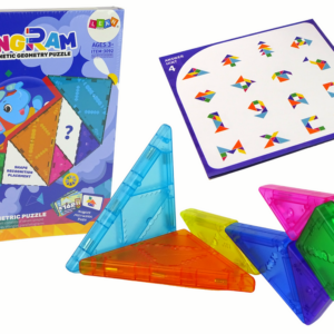 Skládačka Tangram se 7 magnetickými kostkami