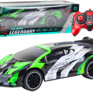 Sportovní RC auto 1:10 25 km/h se světly zelené