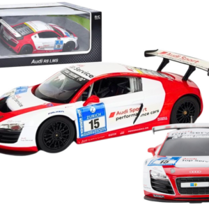 Sportovní autíčko AUDI R8 LMS na dálkové ovládání RC 1:24 bílé