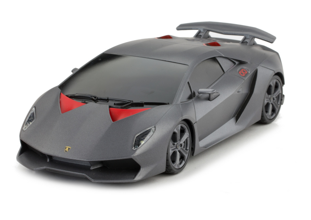 Sportovní autíčko Lamborghini Sesto Elemento na dálkové ovládání RC 1:18 šedé - Obrázek 2