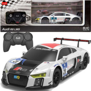 Sportovní auto AUDI R8 LMS na dálkové ovládání RC 1:24 bílé