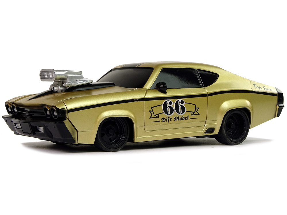 Sportovní auto na dálkové ovládání R/C 1:20 zlaté - Obrázek 2