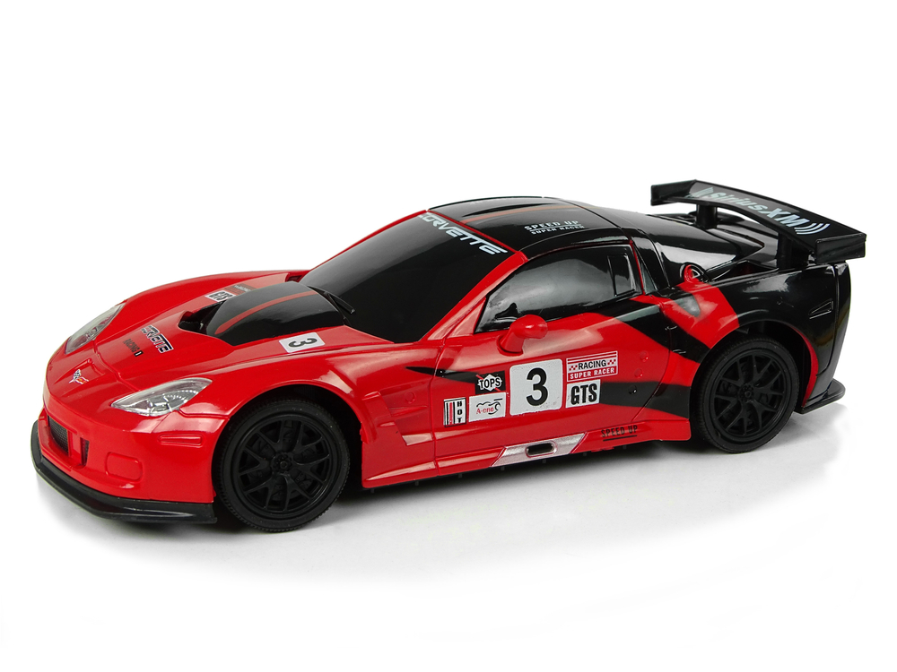 Sportovní auto na dálkové ovládání RC Corvette 1:24 červené - Obrázek 2