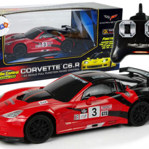 Sportovní auto na dálkové ovládání RC Corvette 1:24 červené