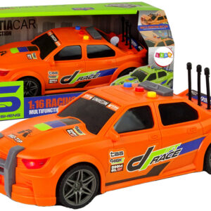 Sportovní závodní auto 1:16 oranžové se zvukem