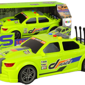 Sportovní závodní auto 1:16 zelené se zvukem