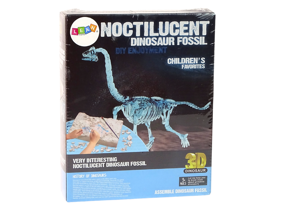 Stavebnice archeologických vykopávek Dinosauří kostra 3D hologram Brachiosaurus - Obrázek 2