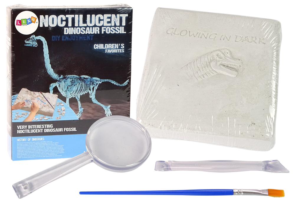 Stavebnice archeologických vykopávek Dinosauří kostra 3D hologram Brachiosaurus