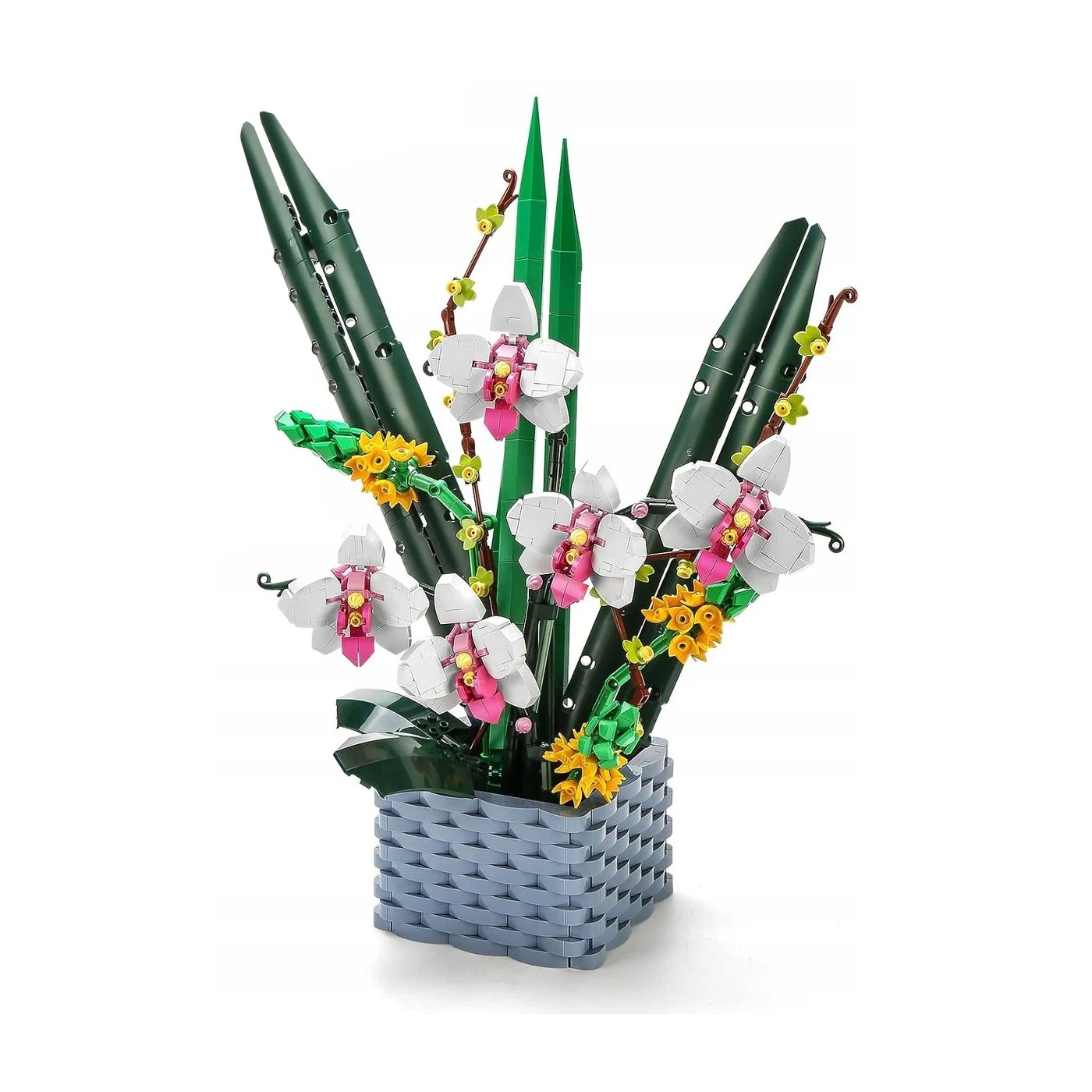 Stavebnice orchideje v květináči 1158 dílků - Obrázek 2