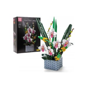 Stavebnice orchideje v květináči 1158 dílků