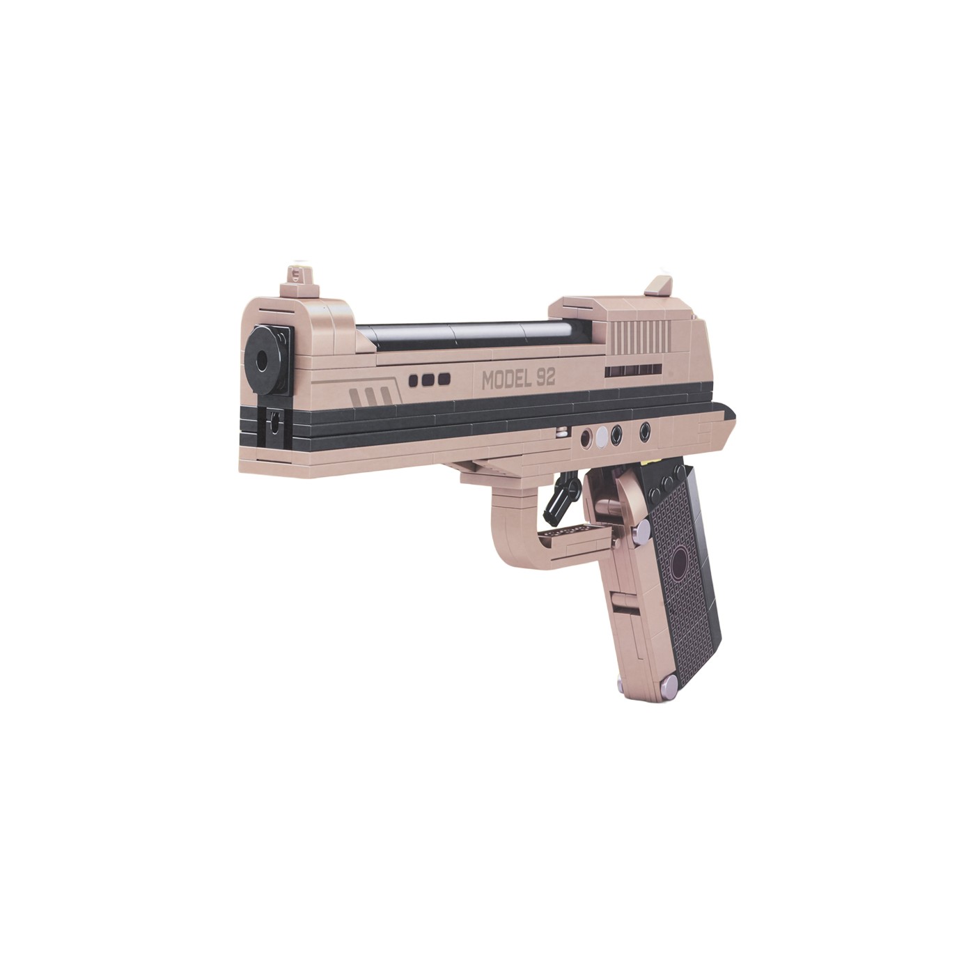 Stavebnice pistole Beretta M92 237 dílků 3v1 - Obrázek 2