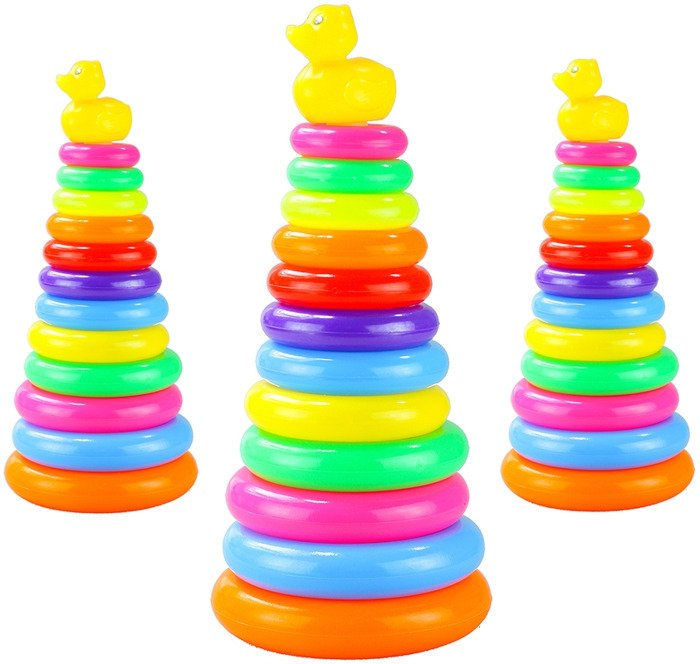 Stavebnice pyramida pro nejmenší 40 cm - Obrázek 2
