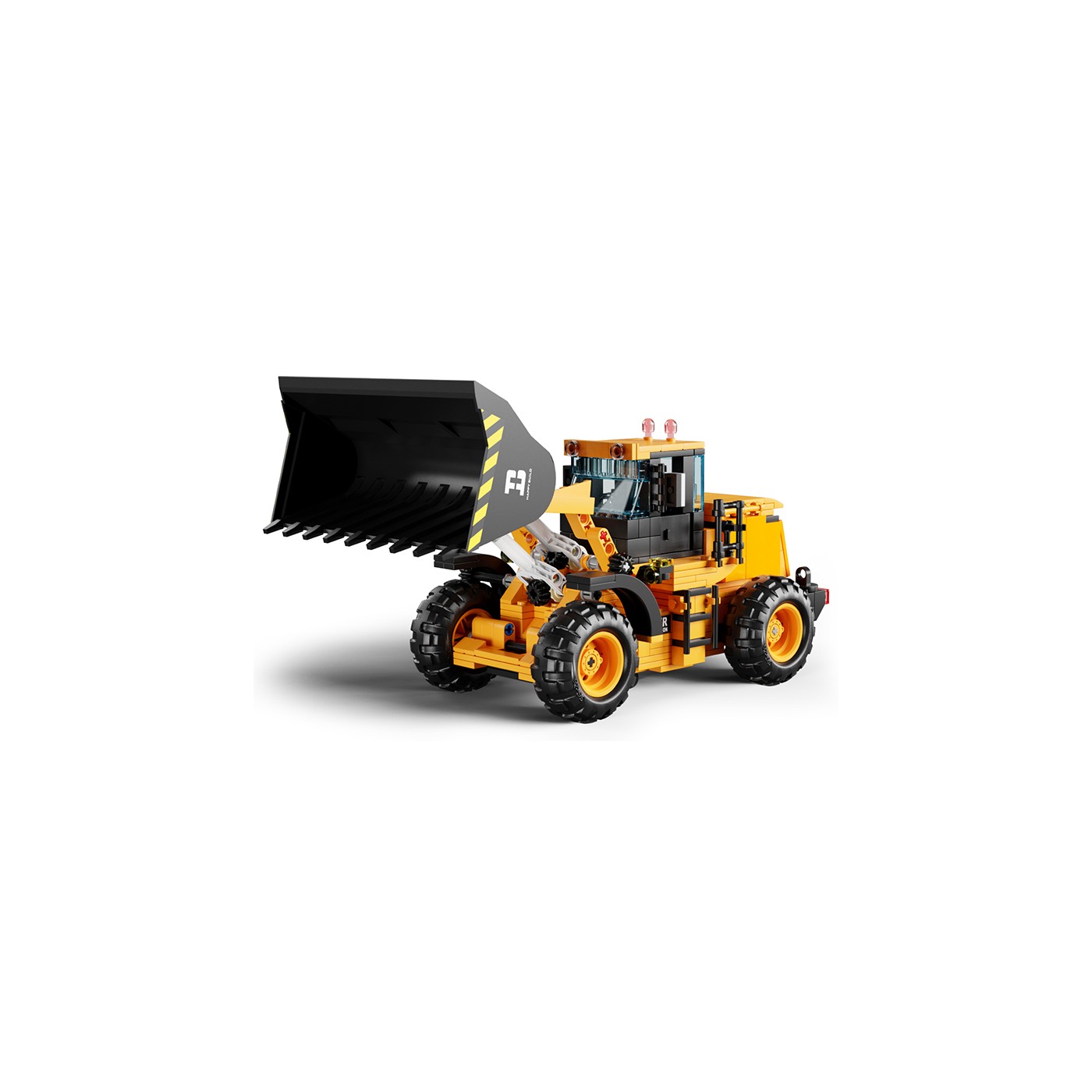Technická stavebnice R/C buldozer 653 dílků žlutý - Obrázek 2